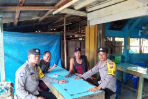 Giat Polisi RW Sambang Melakukan Silaturahmi, Ke Masyarakat Desa Ringan Agung Kec. Lalan Kab. Muba