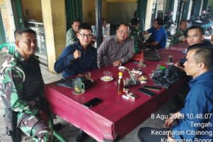 Pasi Intel Kodim 0621 Kabupaten Bogor, Silaturahmi Dengan Dewan Pendiri Aliansi Keluarga Pers Indonesia