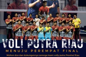 Voli Putra Riau Menuju Perempat Final