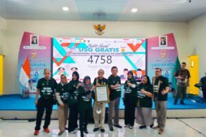 Dalam Rangka Dies Natalis FK Unsri Ke-61, Dua Ratusan Ibu Hamil Di Palembang Ikut Daftar Periksa USG Gratis