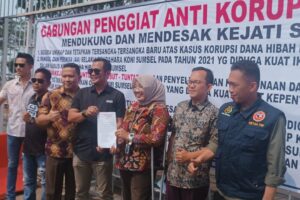 Tindak Tegas Pelaku Tipidkor Dibeberapa Dinas, Gabungan Penggiat Anti Korupsi Sumsel Datangi Kejati