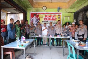 Jumat Curhat Pak Kapolres “Mohon Pedagang Tuak Wilayah Pasar Pagi Ditindak”
