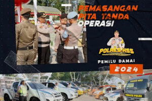 Kapolres HSS Gelar Pelatihan Untuk Persiapan Pemilu 2024