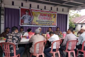 Jumat Curhat,Kapolres Inhil Ajak Pemilik dan Penyewa Kos Kosan Kelurahan Pekan Arba Jaga Kamtibmas