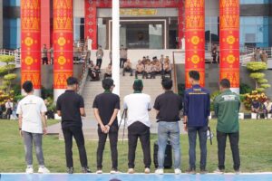 Kapolda Sumsel ,Irjen Pol A Rachmad Wibowo SIK, menerima aspirasi mahasiswa Pemuda Sumatra selatan.