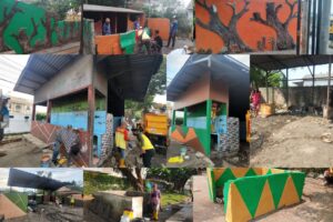 Kepala UPTD Dinas Lingkungan Hidup Kota Palembang Bergotong Goyong Mandiri Mempercantik Wajah TPS
