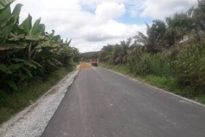 Jalan Simpang Batu Buil – Batu Ampar Dikerjakan : Warga Batu Ampar Sambut Positif
