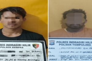 Dua Pelaku Pencabulan Anak Dibawah Umur Diamankan Polsek Tempuling