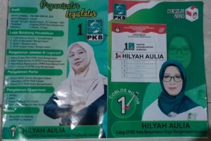 Hilyah Aulia, SH, Organisator & Legislator  Bersilahturahmi, Caleg PKB Dapil Banjarmasin Selatan