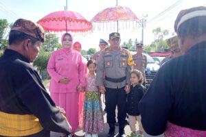 Kapolres Pohuwato Disambut Secara Adat Oleh Pemerintah Daerah Pohuwato