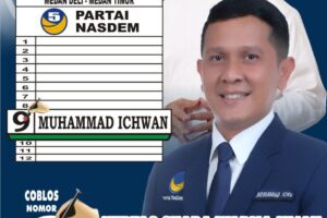 Muhammad Ichwan CALEG Partai Nasdem NO 9 Dapil 3 Kota Medan Mengucapkan Syukur Kembali Menjadi DCT