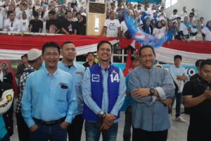 Gusti Yuli Rahman, Hadir Datangnya Calon Presiden Prabowo Subianto Di Kalsel