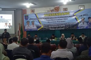 Musrenbang tingkat kecamatan Bojongsari kota depok berjalan dengan lancar