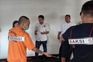 Polres Minahasa Gelar Rekonstruksi 20 Adegan Baku Tikam di Tondano