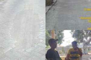 Proyek Rehabilitasi Jalan Paving Rp 78 Juta di Gresik Diduga ada Pungli  di warga sebesar Rp 25 Ribu/rumah.