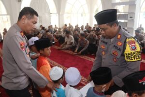 Membina Mental Dan Spiritual, Polres Pasuruan Gelar Binrohtal Bersama Anggota Dan Santunan Anak Yatim
