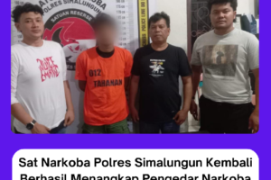 Sat Narkoba Polres Simalungun Kembali Berhasil Menangkap Pengedar Narkoba Bersama Sabu 2.05 Gram