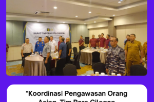 Rapat Tim Pengawasan Orang Asing (TIM PORA) Tingkat Kota Cilegon.