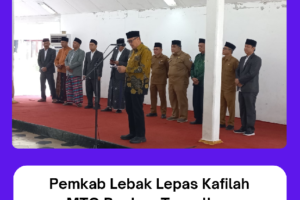 Pelepasan Kafilah Lebak MTQ (MUSABAQAH TILAWATIL QURAN) Ke Provinsi Banten.