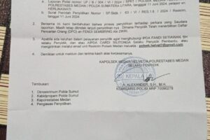 Polsek helvetia telah memberikan SP2HP yang sesuai SOP POLRI