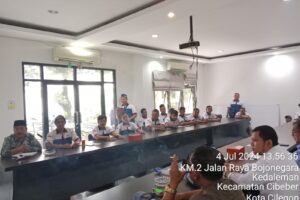 Audiensi Serikat Pekerja SBKS , Dengan ( PT.BBT ) Yang Di Mediasi Oleh Dinaker Kota Cilegon