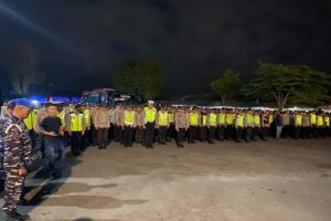 Polresta Banyuwangi Gelar Apel Pengamanan Giat Sah Sahan/Wisuda Warga Psht Cab. Banyuwangi 2024