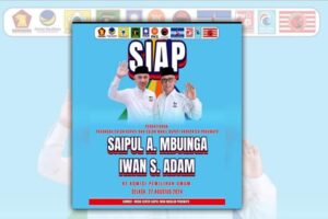 Ratusan Simpatisan Akan Kawal Saipul-Iwan Mendaftar di KPU Pohuwato