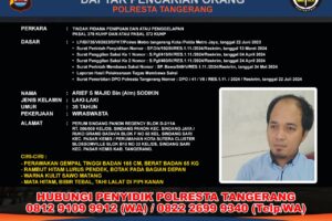 “Arief S Majid, Buronan Penipuan: Ini Ciri-Cirinya, Segera Lapor Jika Melihat!”