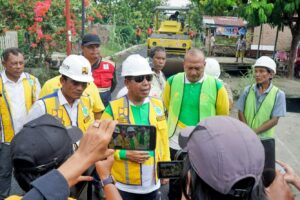 Tinjau Penanganan Long Segment Jalan Jurusan Rambung Merah-Karang Bangun, Bupati Simalungun: “Mari kita rawat dan jaga jalan ini