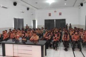 Saka Wira Kartika Kodim 0819 Pasuruan Ikuti Upacara Hari Pramuka ke-63 Secara Virtual