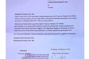 Radarjombang.jawapos Melanggar Kode Etik Jurnalistik Dan Tidak Sesuai Fakta
