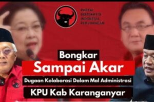 Bongkar..!! Dugaan Pelanggaran Berat Pemilu Kolaborasi KPU Karanganyar dengan Oknum Pengurus DPC PDIP Karanganyar