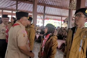 Sekda Banyumas Lepas Kontingen Jambore Daerah dan Eagle Scout Award