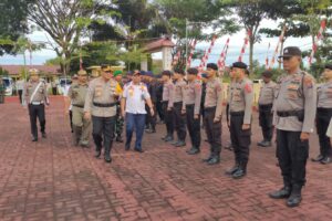 Kapolres Simalungun Pimpin Apel Gelar Pasukan Operasi HATRA TOBA 2024 untuk Pengamanan PON XXI