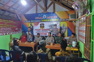 Ngopi Bareng, Polsek Wangon Banyumas Sampaikan Jangan Main Hakim Sendiri