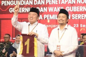 Muhidin & Hasnur Bahagia mendapatkan Nomor Urut 1 Calon Gubernur & Wakil Gubernur Kalsel