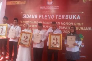 Paslon Maya Hasmita – Jamri ( MARI ) Hadiri Pengundian Nomor Urut