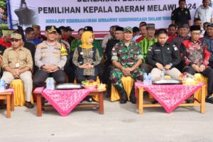 Polres Melawi Gelar Deklarasi Bersama Menyambut Pilkada 2024