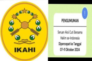 Komitmen bersama Seluruh Hakim se-Indonesia, Menyampaikan Beberapa Poin !!