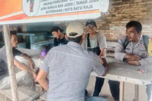 Polsek Tanah Jawa Intensifkan Patroli Tindak Lanjuti Aduan Masyarakat Soal Judi Togel, Ajak Warga Huta Jambi Perangi Perjudian