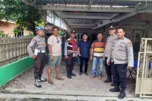 Polsek Perdagangan Gelar Patroli Dialogis, Jaga Kamtibmas Jelang Pemilu Serentak