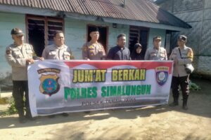Kegiatan Jumat Berkah Polsek Tanah Jawa, Polri Tunjukkan Kepedulian Humanis kepada Masyarakat Simalungun