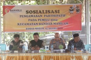 Kapolsek Perdagangan Sosialisasikan Pengawasan Partisipatif Jelang Pemilu 2024