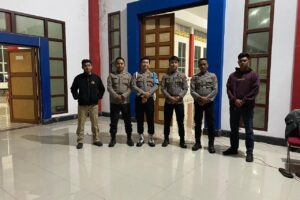 Pengamanan Gudang Logistik KPU Kabupaten Melawi dalam Operasi MANTAP PRAJA KAPUAS 2024