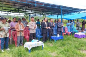 Kapolsek Saribudolok Hadiri Peletakan Batu Pertama Pembangunan Gereja GPDI Tigaraja
