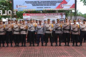 Kapolres Simalungun Pimpin Apel Gelar Pasukan Operasi Zebra Toba, Upaya Menekan Pelanggaran Lalu Lintas dan Meningkatkan Keselamatan