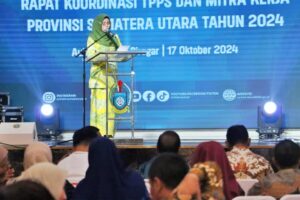 Plt. Bupati Simalungun Hadiri Rakor TPPS dan Mitra Kerja Provinsi Sumatera Utara