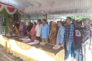 Reses Husaini di Kelurahan Pangambangan dari Partai Gerinda disambut dengan penuh kegembiraan