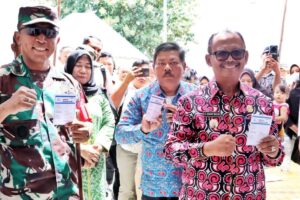 Plt Bupati Simalungun Hadiri Pelayanan KB, Kesehatan Dalam Rangka TMMD ke 122 Tahun 2024.