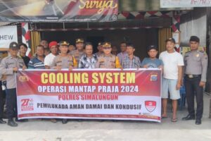 Polres Simalungun Gelar Edukasi dan Cooling System, Jaga Kamtibmas Jelang Pilkada 2024